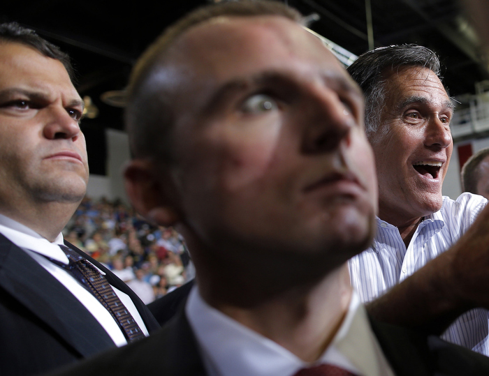 Mitt Rommney Campaigns for the Presidency