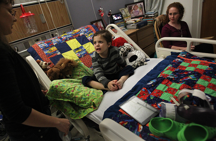 Gabriel has spent months at Tufts, his hospital room has become his home, as his family deals with child protective services.