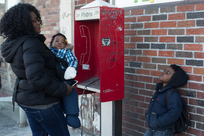 My current project is documentation of life on Blue Hill Avenue, a four-mile nerve that stretches through Roxbury, Dorchester and Mattapan neighborhoods outside of Boston.
No different from many low-income, high risk communities where life thrives, exists and ceases on the streets, my work explores the everyday lives of the people who reside, work or commute in the Mattapan section of Blue Hill.
